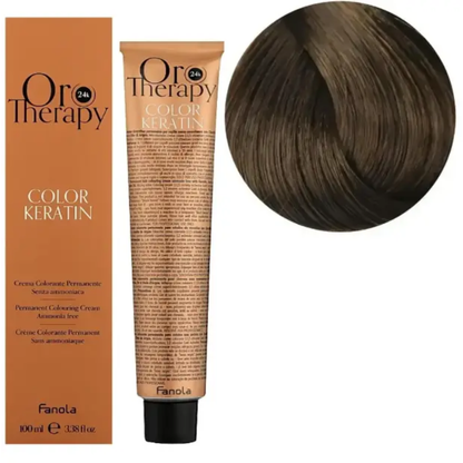 Безаміачна крем-фарба для волосся Fanola Oro Therapy №6/00 Intense dark blonde 100 мл