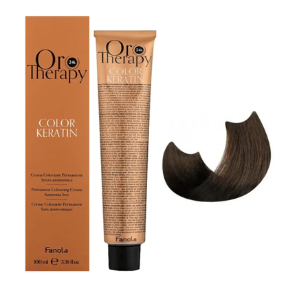 Безаміачна крем-фарба для волосся Fanola Oro Therapy №6/13 Dark Blonde Beige 100 мл
