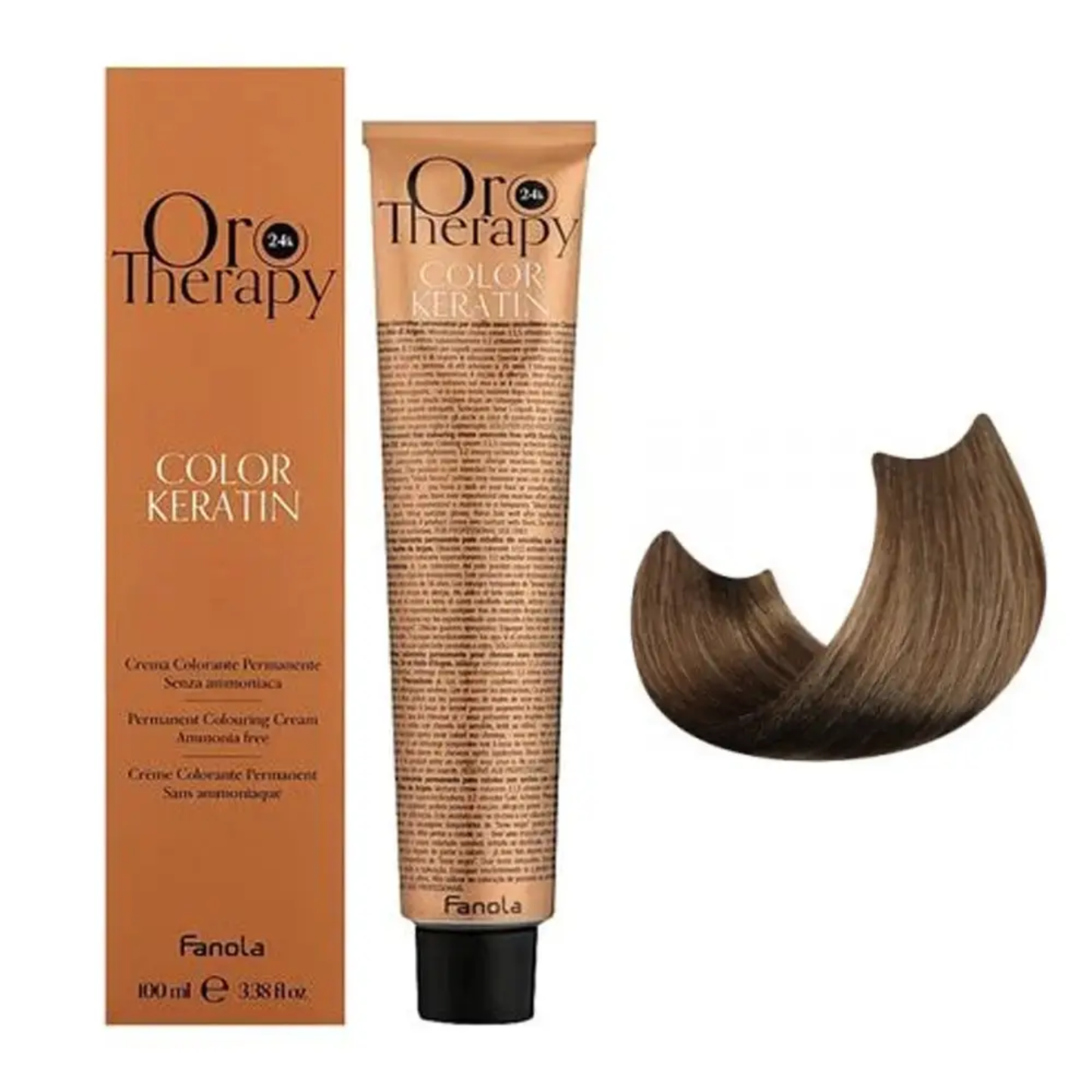 Безаміачна крем-фарба для волосся Fanola Oro Therapy №7/13 Blonde Beige 100 мл