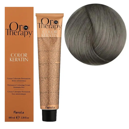 Безаміачна крем-фарба для волосся Fanola Oro Therapy №8/1 Light Blonde Ash 100 мл