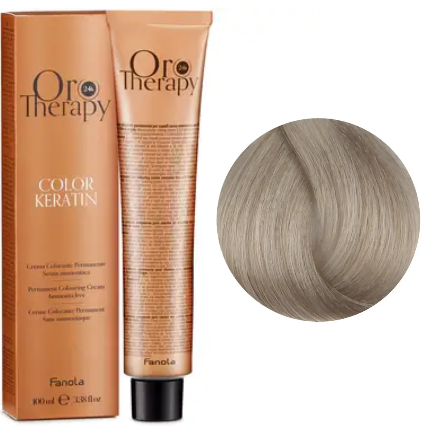 Безаміачна крем-фарба для волосся Fanola Oro Therapy №9/13 Very light blonde biege 100 мл