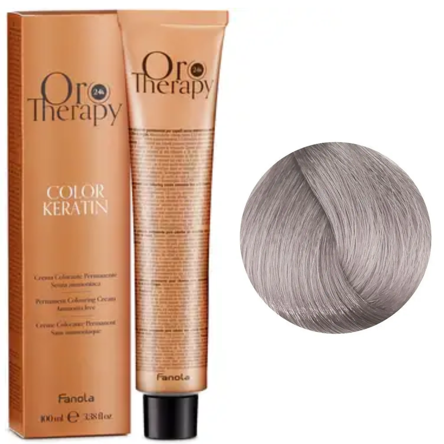Безаміачна крем-фарба для волосся Fanola Oro Therapy №9/21 Very light blonde violet ash 100 мл