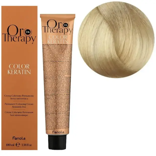 Безаміачна крем-фарба для волосся Fanola Oro Therapy №9/31 Very light sandy blonde  100 мл