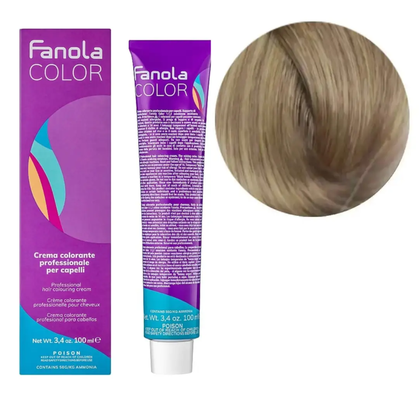 Крем-фарба для волосся Fanola №12/13 Superlight blonde plat biege extra 100 мл