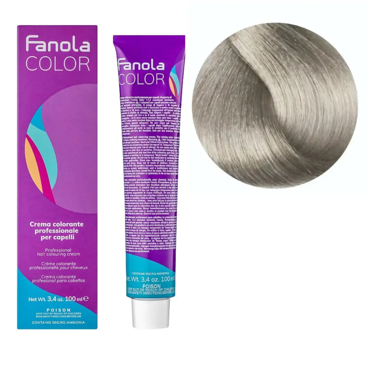 Крем-фарба для волосся Fanola №12/7 Superlight blonde plat iris extra 100 мл