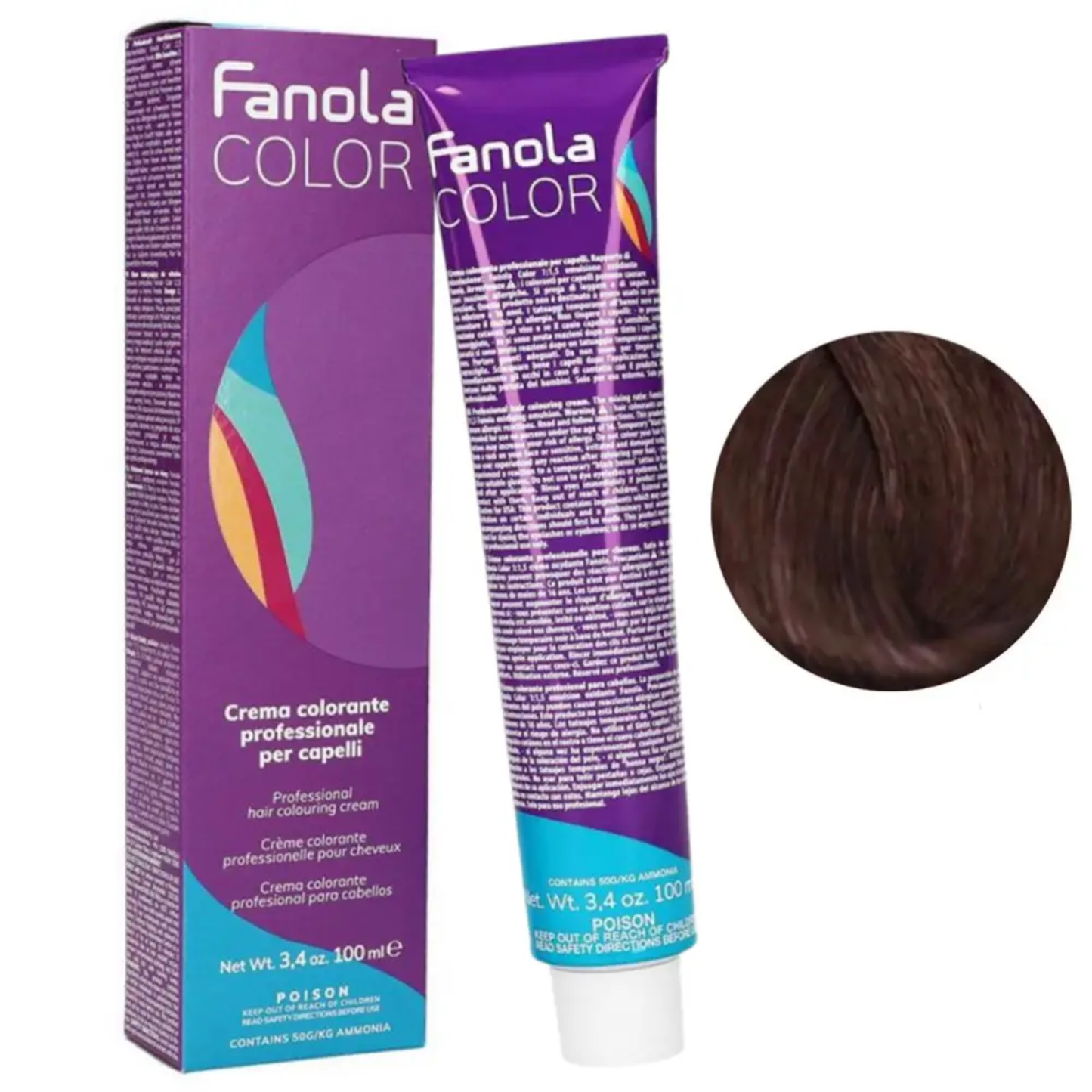 Крем-фарба для волосся Fanola №6/4 Dark blonde copper 100 мл