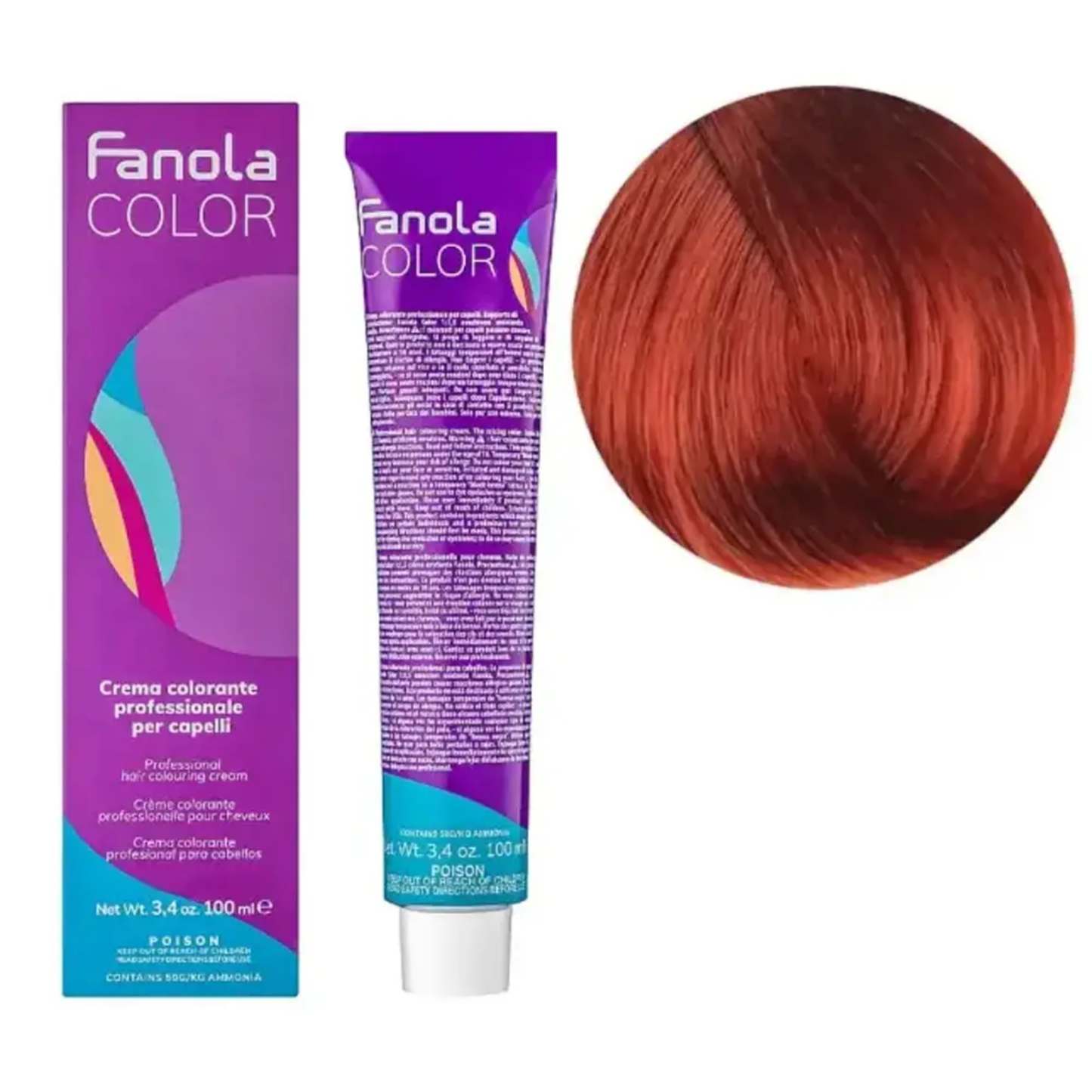 Крем-фарба для волосся Fanola №6/46 100 мл
