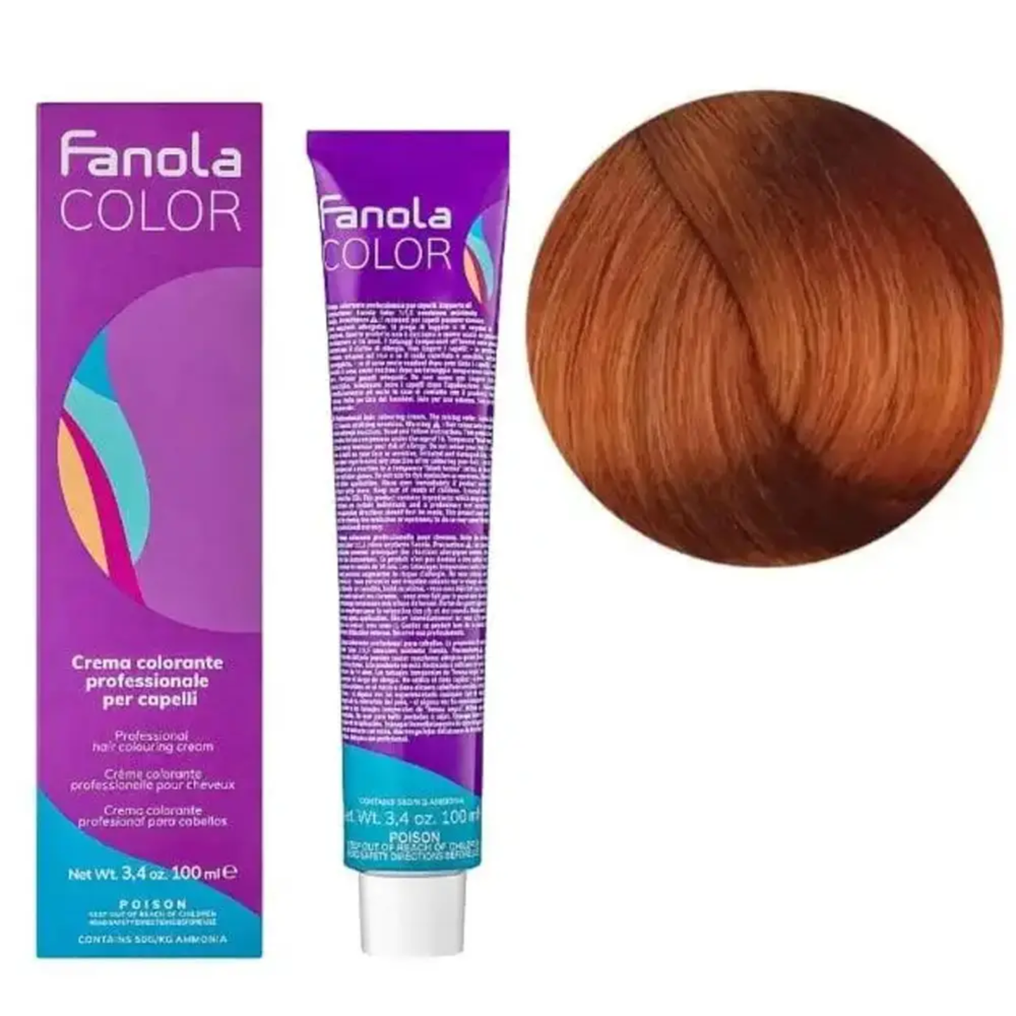 Крем-фарба для волосся Fanola №8/43 100 мл