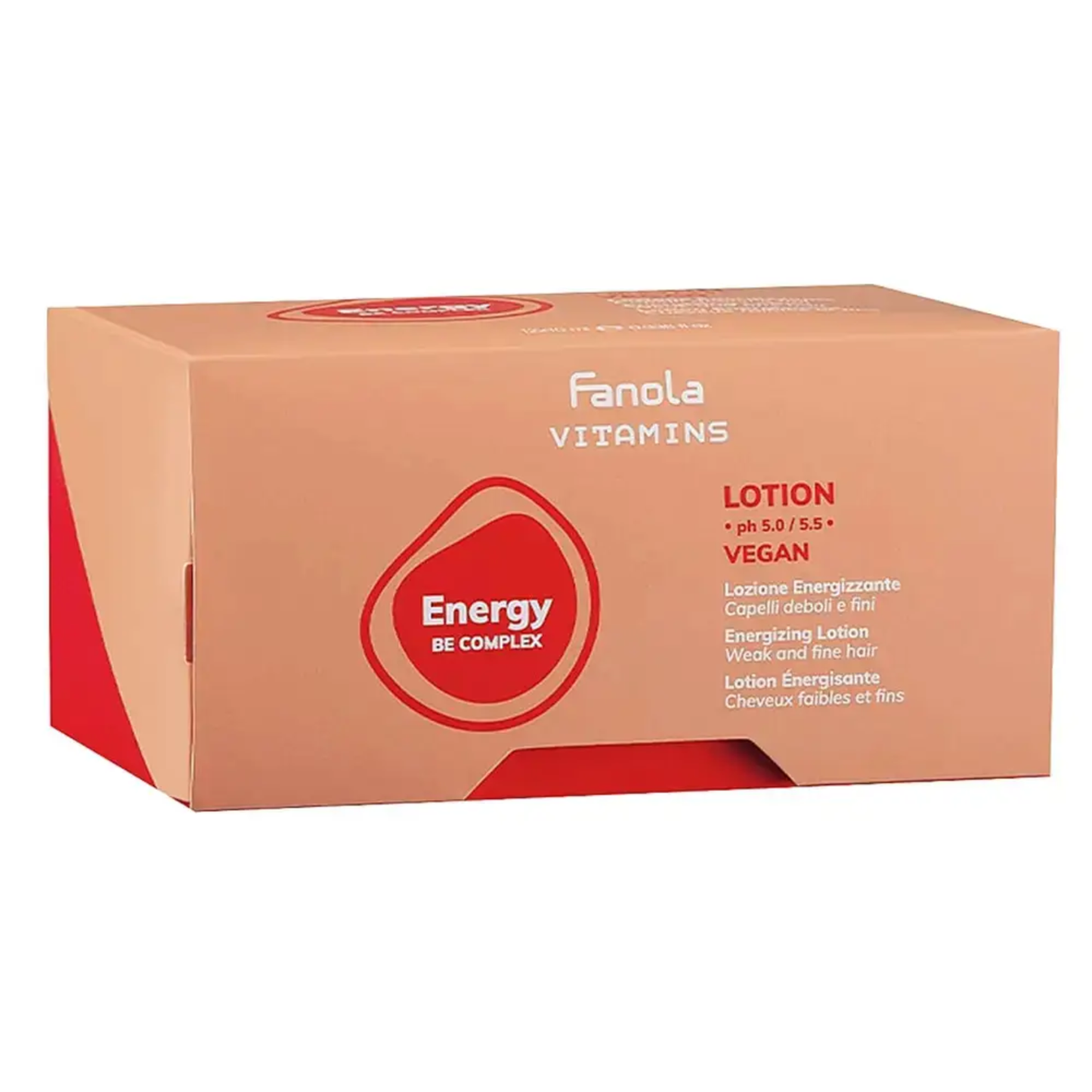 Ампули-лосьйон проти випадіння волосся Fanola Vitamins Energy Anti Hair Loss Lotion, 12х10 мл