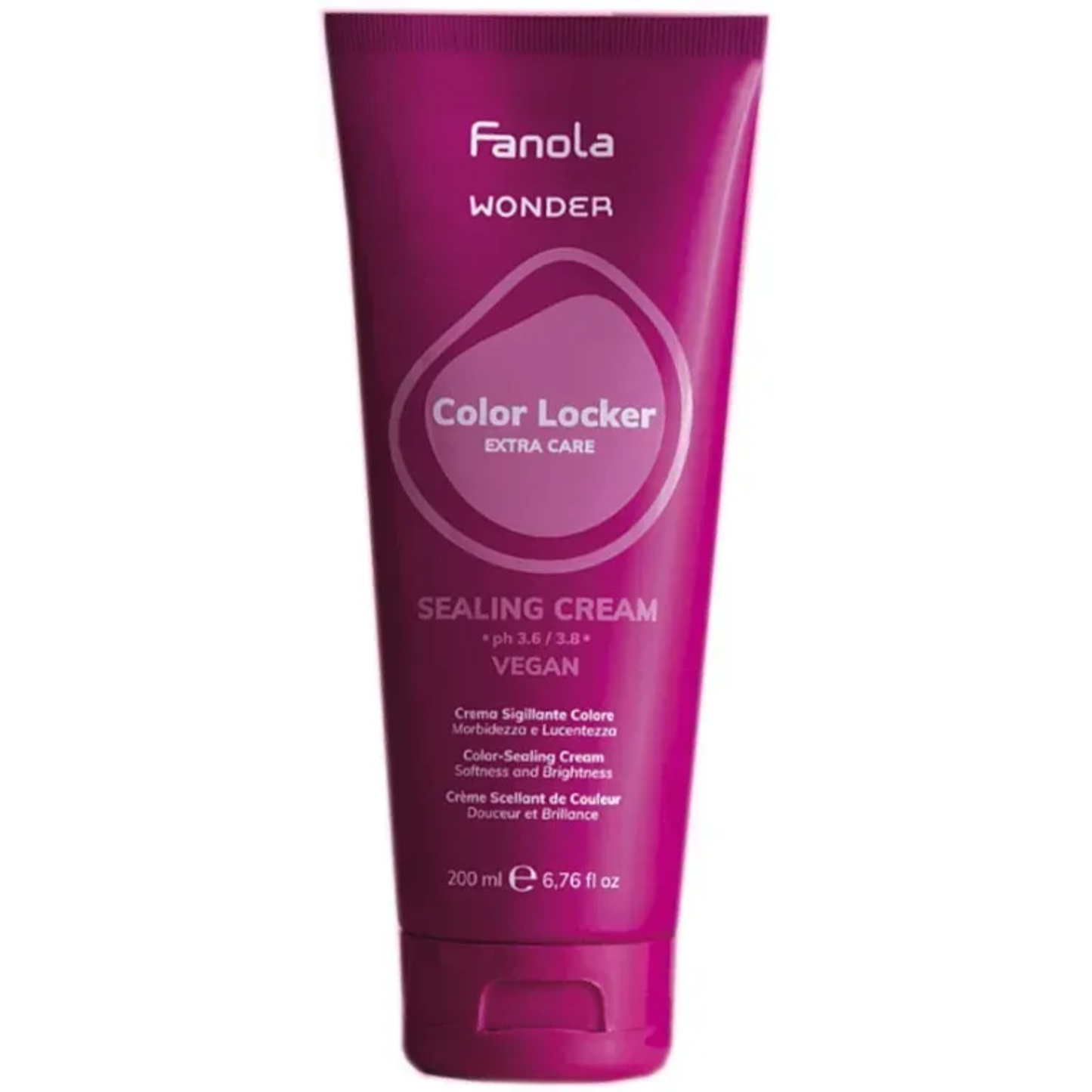 Крем ущільнюючий для відновлення фарбованого волосся Fanola Wonder Color Locker Sealing Cream, 200 мл