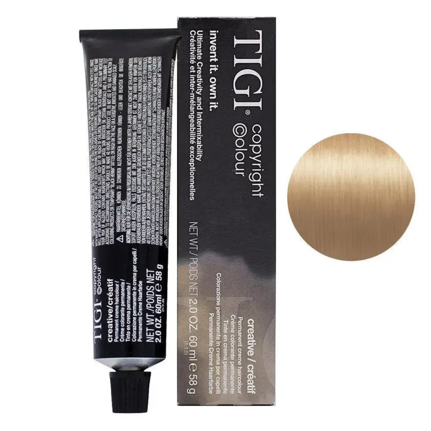 Фарба Tigi Creative 9.3 Very Light Natural Golden Blond, 60 мл