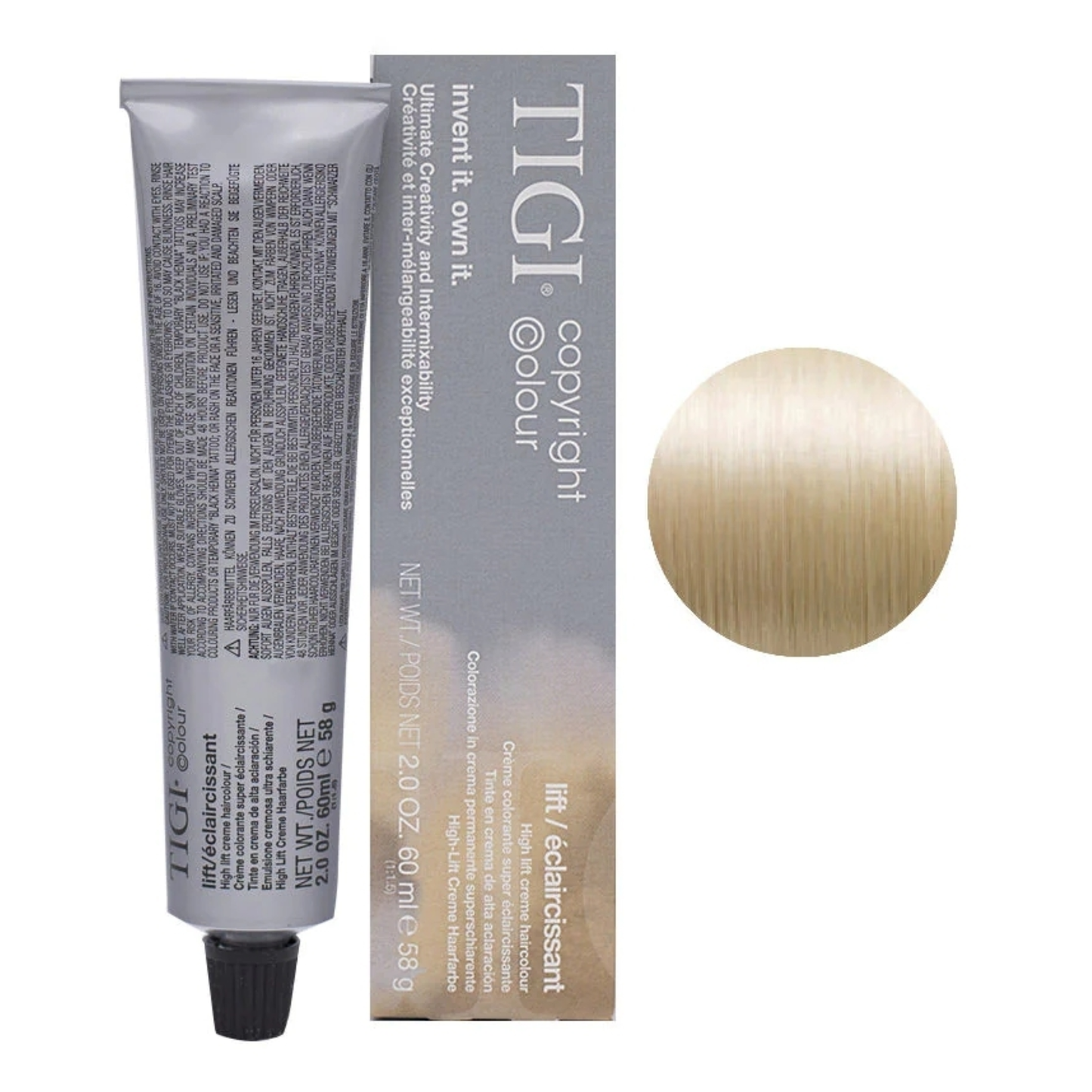 Фарба для волосся Tigi CC Lift 100/0 Ultra Light Natural Blond, 60 мл