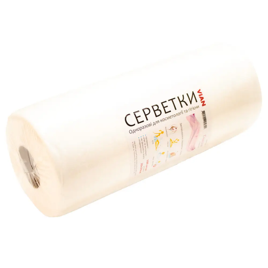 Серветки в рулоні Vian гладкі, 25*30 100 шт