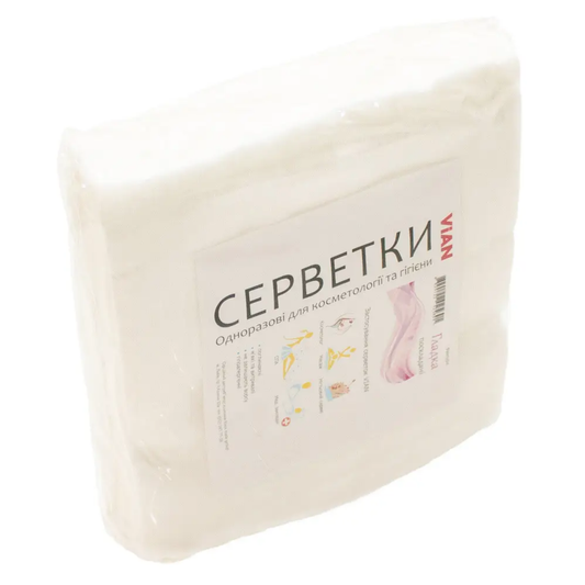 Серветки поскладані  Vian гладкі, 20*20 100 шт
