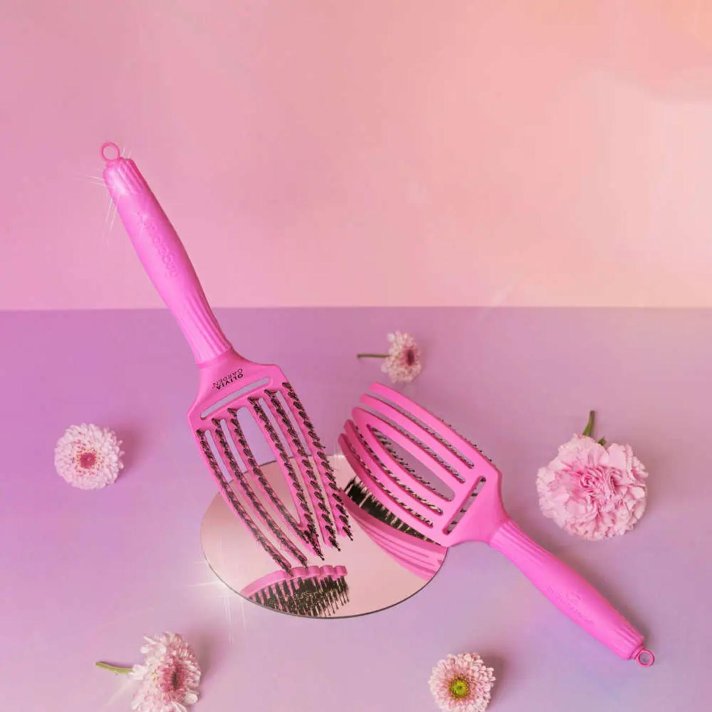 Щітка для волосся Olivia Garden Finger Brush Combo Medium HOT PINK