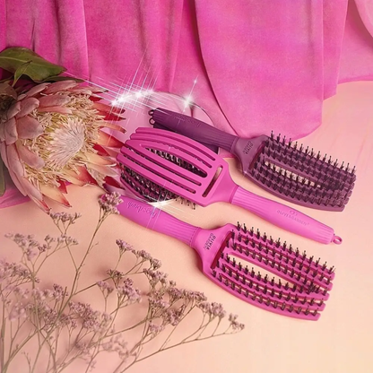 Щітка для волосся Olivia Garden Finger Brush Combo Medium HOT PINK
