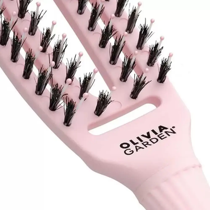 Щітка масажна Olivia Garden Fingerbrush Combo Pastel Pink Small
