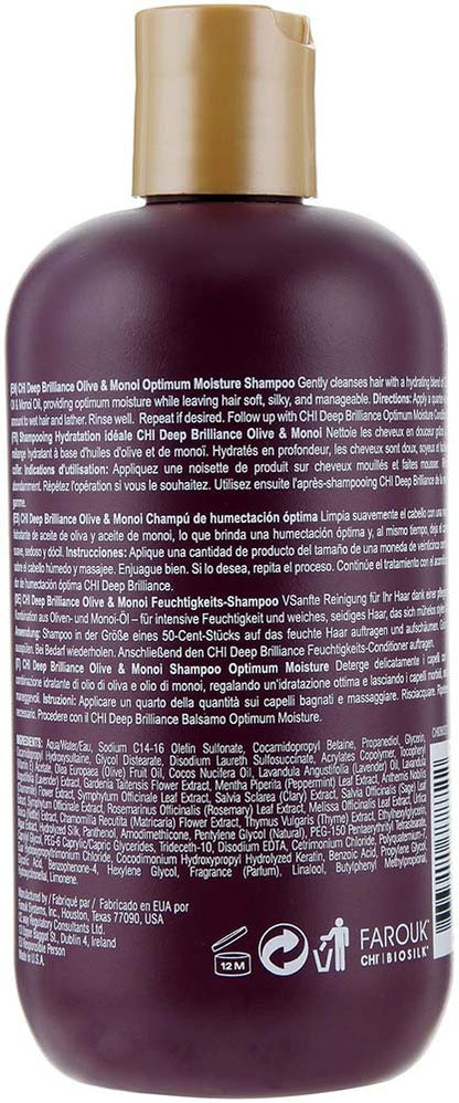 Шампунь для пошкодженого волосся CHI Deep Brilliance Optimum Moisture 355мл
