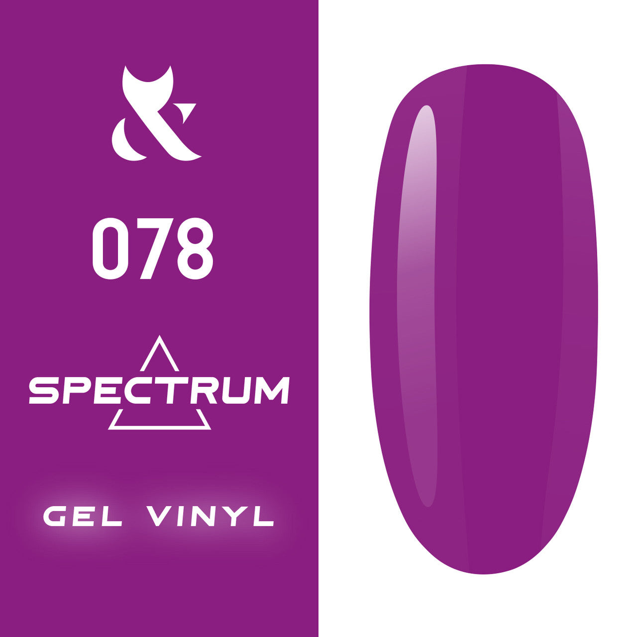 Гель - лак FOX для нігтів gold Spectrum №078 7 мл