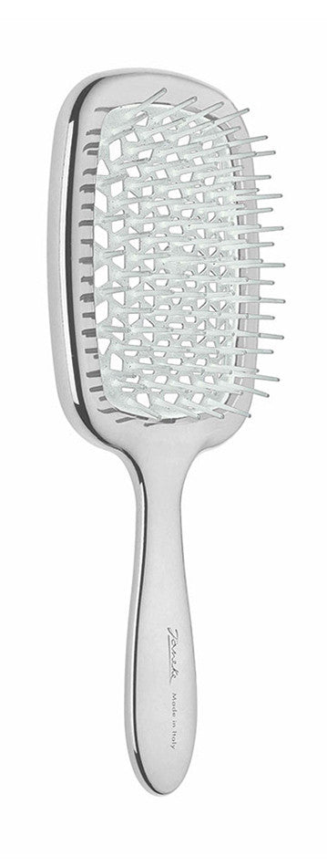 Щітка Janeke Superbrush срібно-біла