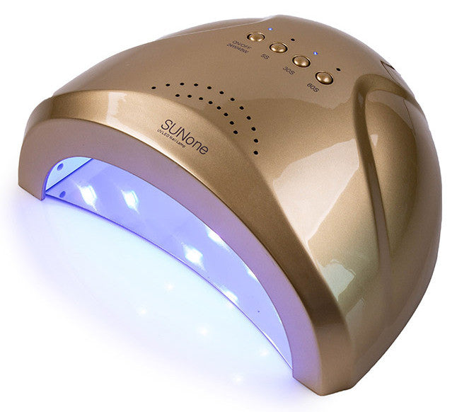 Професійна LED-лампа для полімерізації гелю SUN One (2 в 1) LED/UV Gold 48W