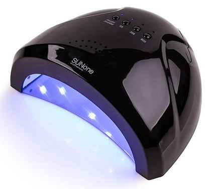 Професійна LED-лампа для полімерізації гелю SUN One (2 в 1) LED/UV Black 48W