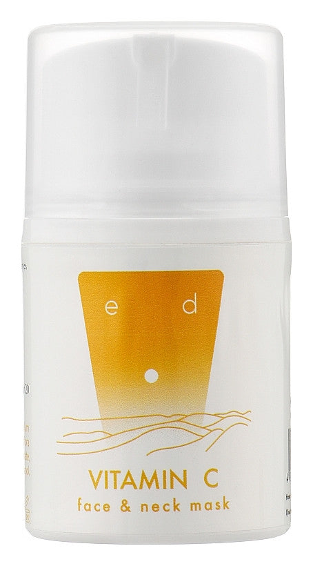 Маска для обличчя та шиї з вітаміном С Ed Cosmetics Vitamin C Face&Neck Mask, 30 мл