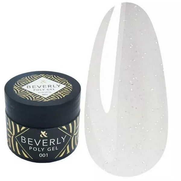 Полігель білий FOX Poly Gel Beverly 001, 15 мл