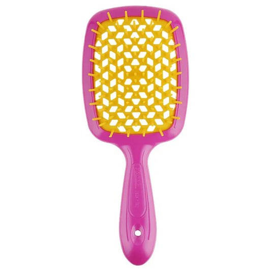Щітка рожева (жовта серединка) Janeke Superbrush Small Pink/Yellow