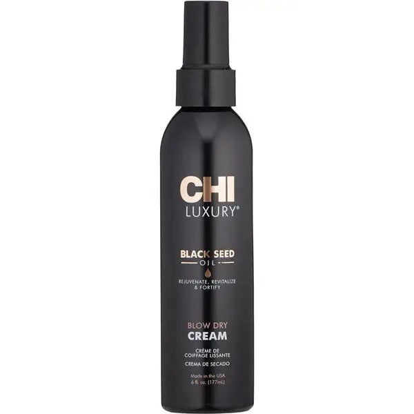 Розгладжуючий термо крем для волосся з олією чорного кмину Chi Luxury Black Seed Oil Blow Dry Cream, 177 мл