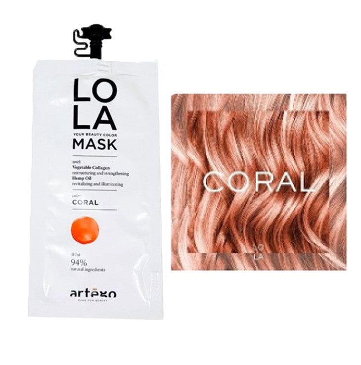 Тонуюча маска Artego Lola Your Beauty Color Mask Coral, 20 мл
