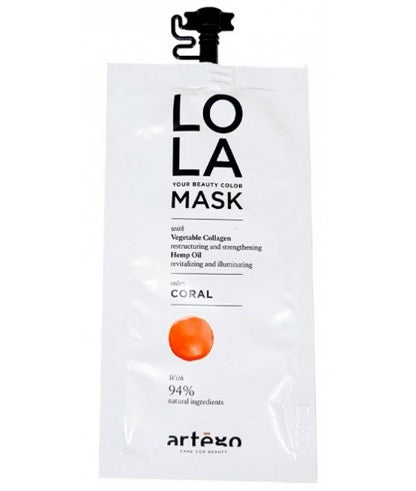 Тонуюча маска Artego Lola Your Beauty Color Mask Coral, 20 мл