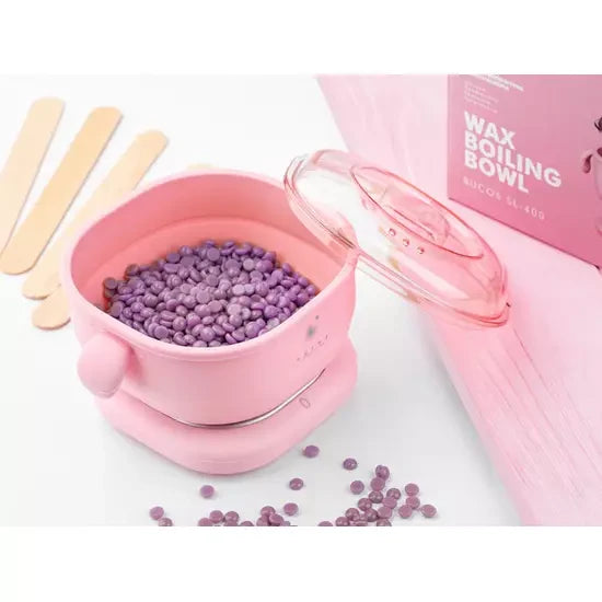 Нагрівач для воску Bucos SL-400 Pink Silicone Edition 100W 400 мл