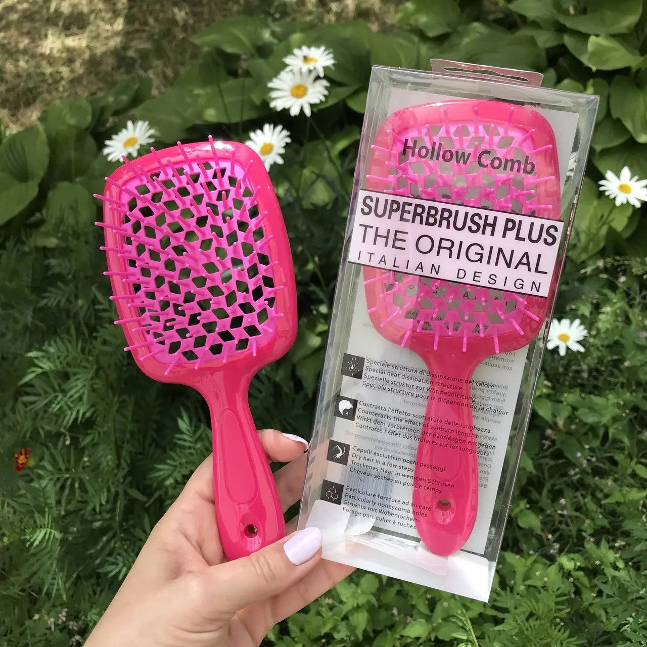 Щітка рожева Janeke Superbrush Small Pink 83SP234 FFL