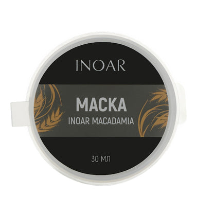 Лiпiдна маска для глубокого зволоження волосся Inoar Macadamia Mascara Mask, 30 мл