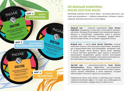 Маска-реконструктор Inoar Doctor Reconstruction Mask, 250 мл