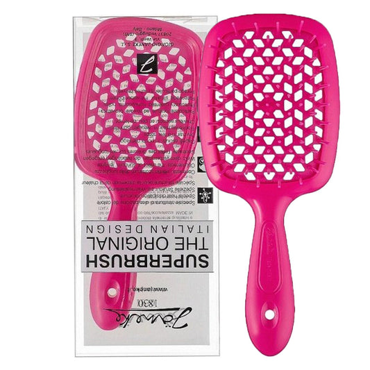 Щітка Janeke Superbrush рожева неон