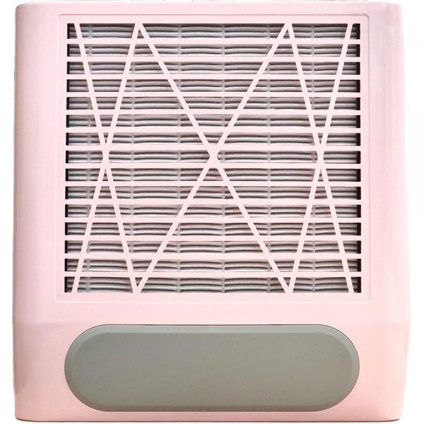 Витяжка для манікюру SIMEI 858-8 з НЕРА фільтром 80W рожева