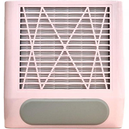 Витяжка для манікюру SIMEI 858-8 з НЕРА фільтром 80W рожева