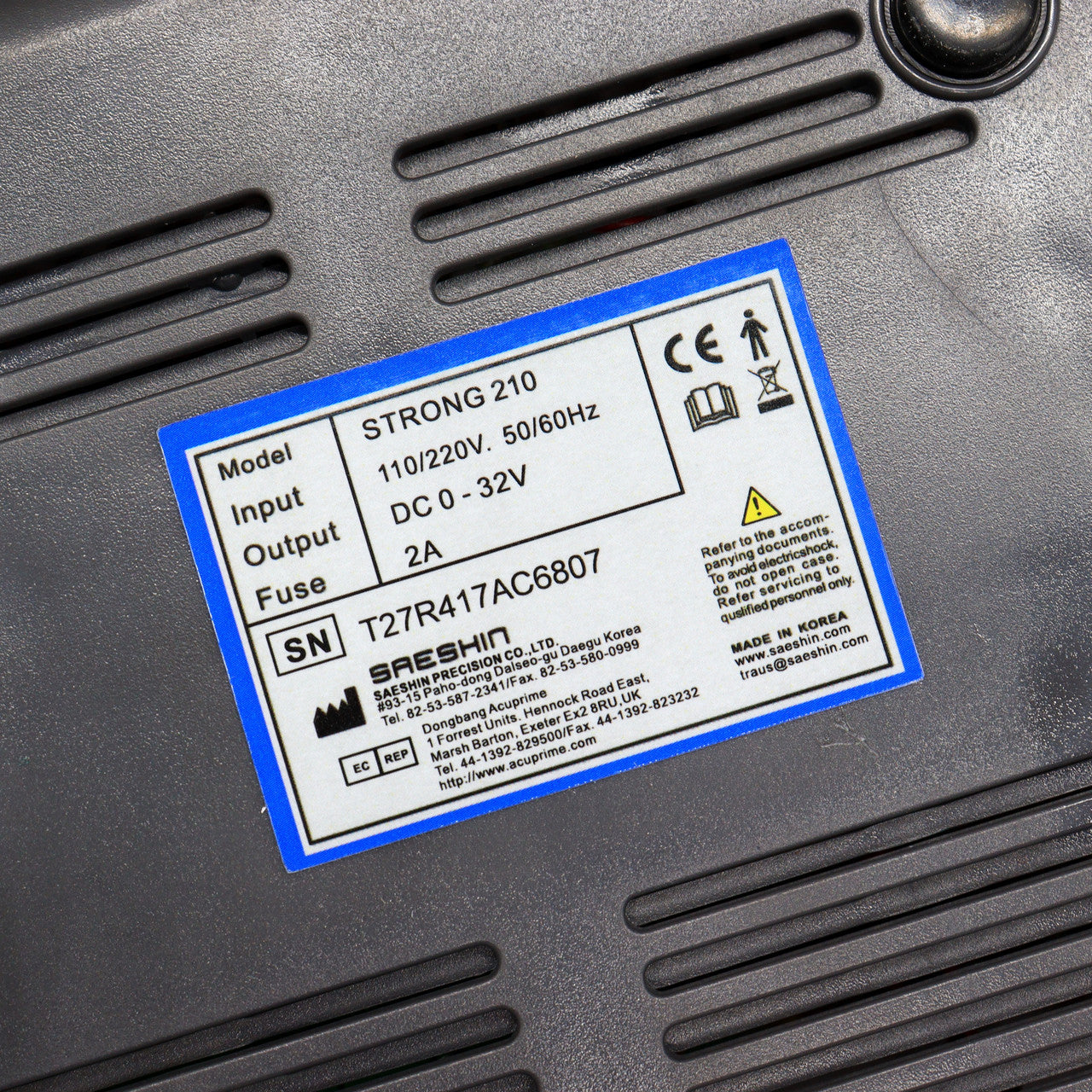 Фрезер STRONG 210 (65W/35000 об.) +105L ручка синя