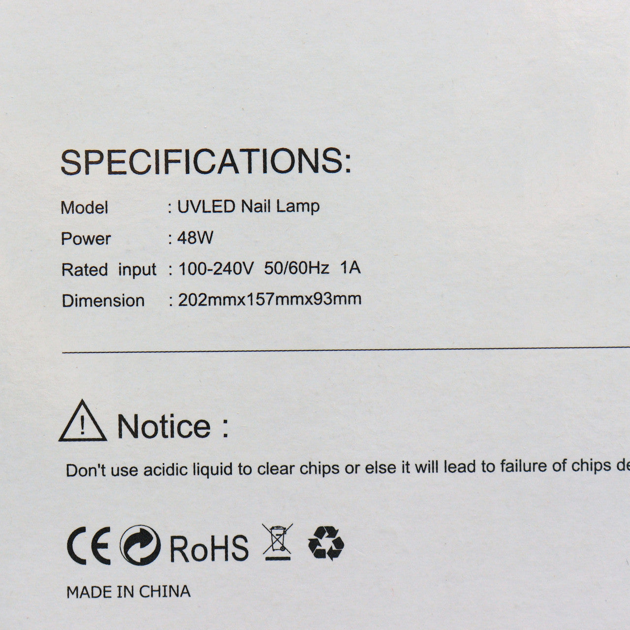 Професійна оригінальна LED-лампа для полімерізації гелю SUNUV 1  LED/UV White Original 48W