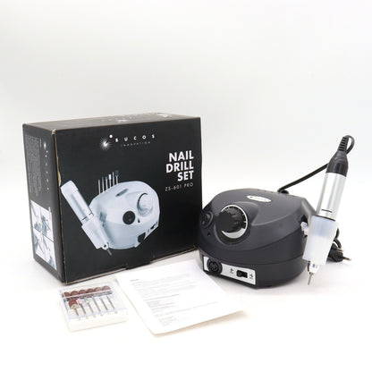 Фрезер Bucos Nail Drill ZS-601 Pro Black (35000/45W) + 6 фрез укр інструкція