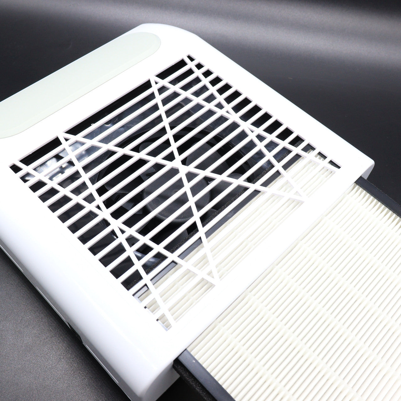 Витяжка для манікюру SIMEI 858-8 з НЕРА фільтром 80W біла