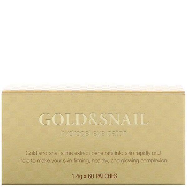 Патчі гідрогелеві під очі Petitfee Gold & Snail 60 шт