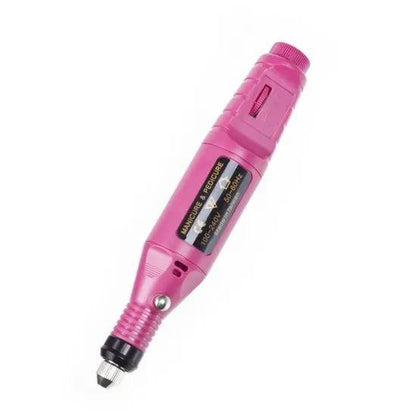 Фрезер-ручка Bucos ZS-100 (20 000 об.) Pastel Pink + 6 фрез