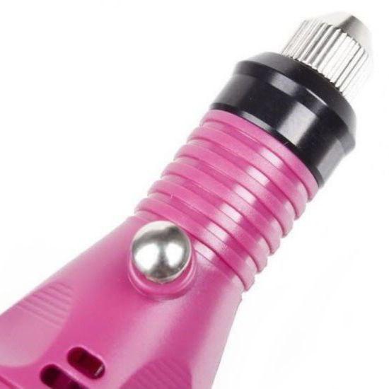 Фрезер-ручка Bucos ZS-100 (20 000 об.) Pastel Pink + 6 фрез