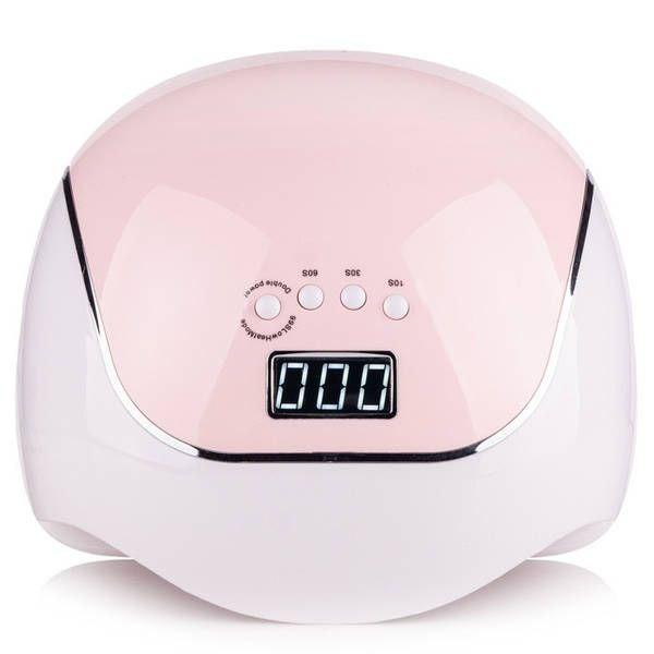 Професійна LED-лампа для полімерізації гелю SUN BQ-V5 MACAROON LED/UV Pink 120W