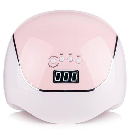 Професійна LED-лампа для полімерізації гелю SUN BQ-V5 MACAROON LED/UV Pink 120W