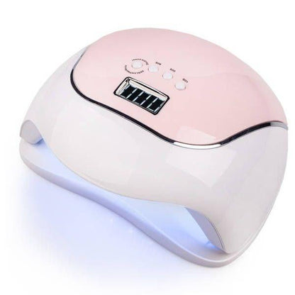 Професійна LED-лампа для полімерізації гелю SUN BQ-V5 MACAROON LED/UV Pink 120W