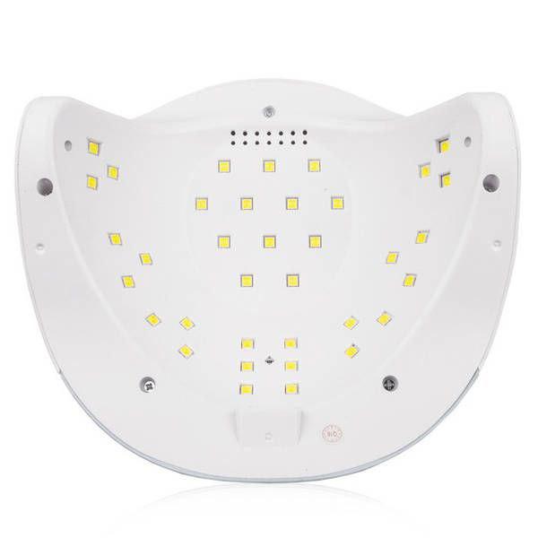 Професійна LED-лампа для полімерізації гелю SUN BQ-V5 MACAROON LED/UV Pink 120W
